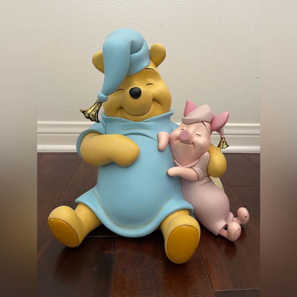 RARE Winnie the Pooh & Piglet Figurine by Peter Mook for Disney, 2000s